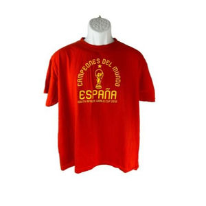 Valento mens L t ahirt espana 2010 south africa world cup campeones